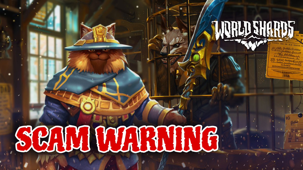 WorldShardsGame's tweet image. TGE is close, but be vigilant!

We noticed that scam coins referring to WorldShards had appeared on the SOL chain. Please remember that we have nothing to do with them! 🙏 

The only place to get verified information about TGE is our social media, and we&apos;re yet to officially…