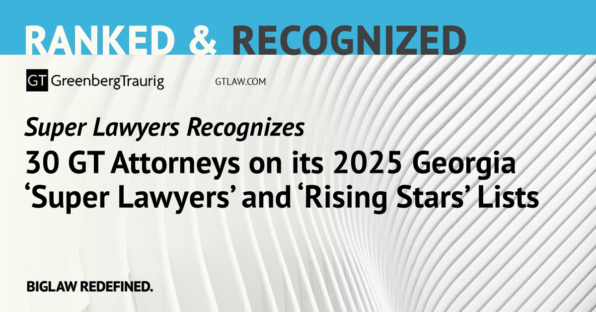 Greenberg Traurig LLP tweet media