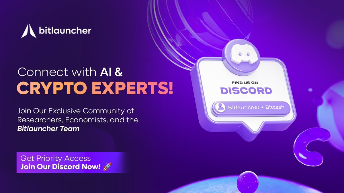 bitlauncherai's tweet image. Join our vibrant community of AI enthusiasts  &amp;amp; crypto investors!  Bitlauncher connects you with the future of technology. discord.com/invite/KuR48XU…
#Bitlauncher #CryptoLaunchpad #CommunityBuilding