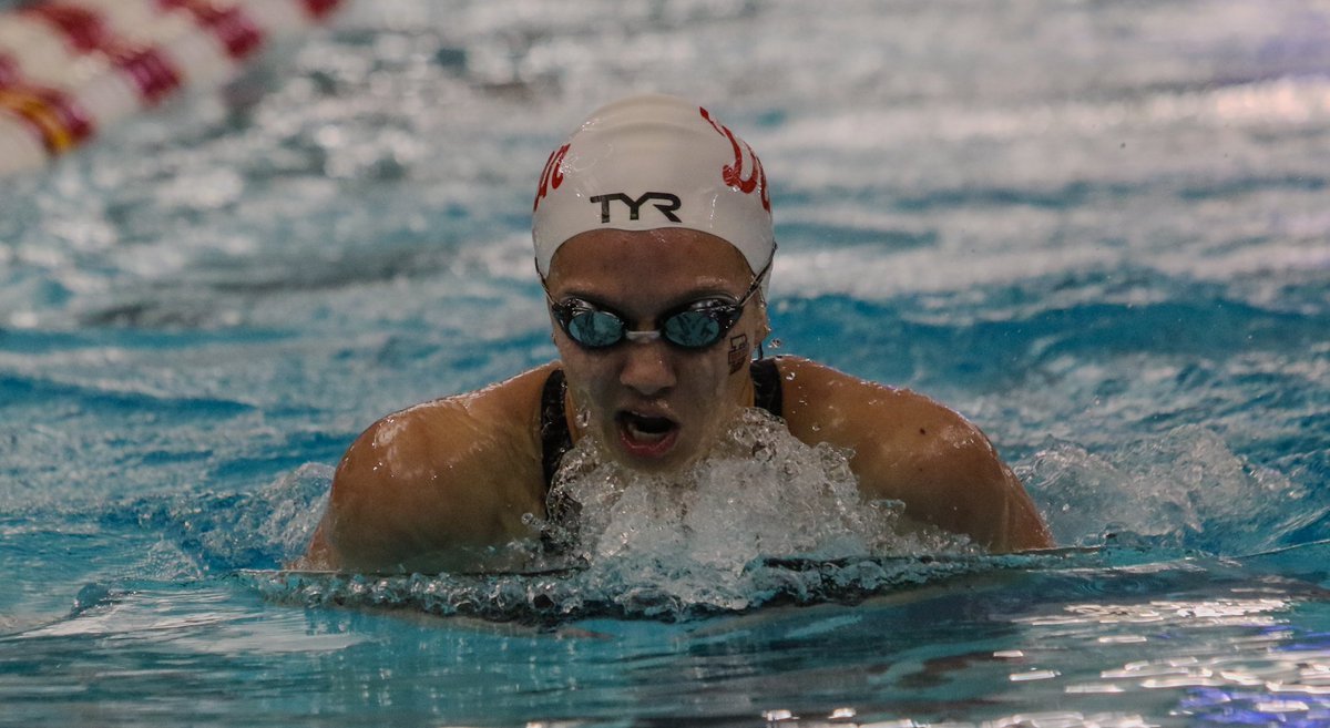 Congratulations to <a href="/DenisonSwimDive/">Denison Swim & Dive</a>'s Emily Harris for setting a new <a href="/NCAC/">NCAC</a> record during prelims in the 400 IM with a time of 4:21.94.

#NCACPride | #ncacsd25
