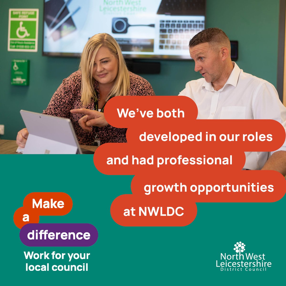 Work for us!📢

We’re currently looking for:

👉 Systems and Insight Officer
👉 Customer Service Officer
👉 Legal Team Manager and Deputy Monitoring Officer

Visit nwleics.gov.uk/jobs for all our roles

#Job #EastMidlands #LocalGov #MakeADifference #LocalCouncilJobs