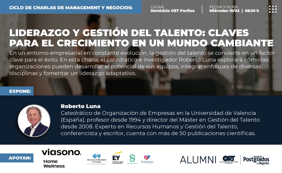 ¿🅲ó🅼🅾 🅿🅾🆃🅴🅽🅲🅸🅰🅽 🅴🅻 🆃🅰🅻🅴🅽🆃🅾 🅴🅽 🆃🆄 🅾🆁🅶🅰🅽🅸🆉🅰🅲🅸ó🅽? ➡ Inscribite aquí: bit.ly/4aXcGAV