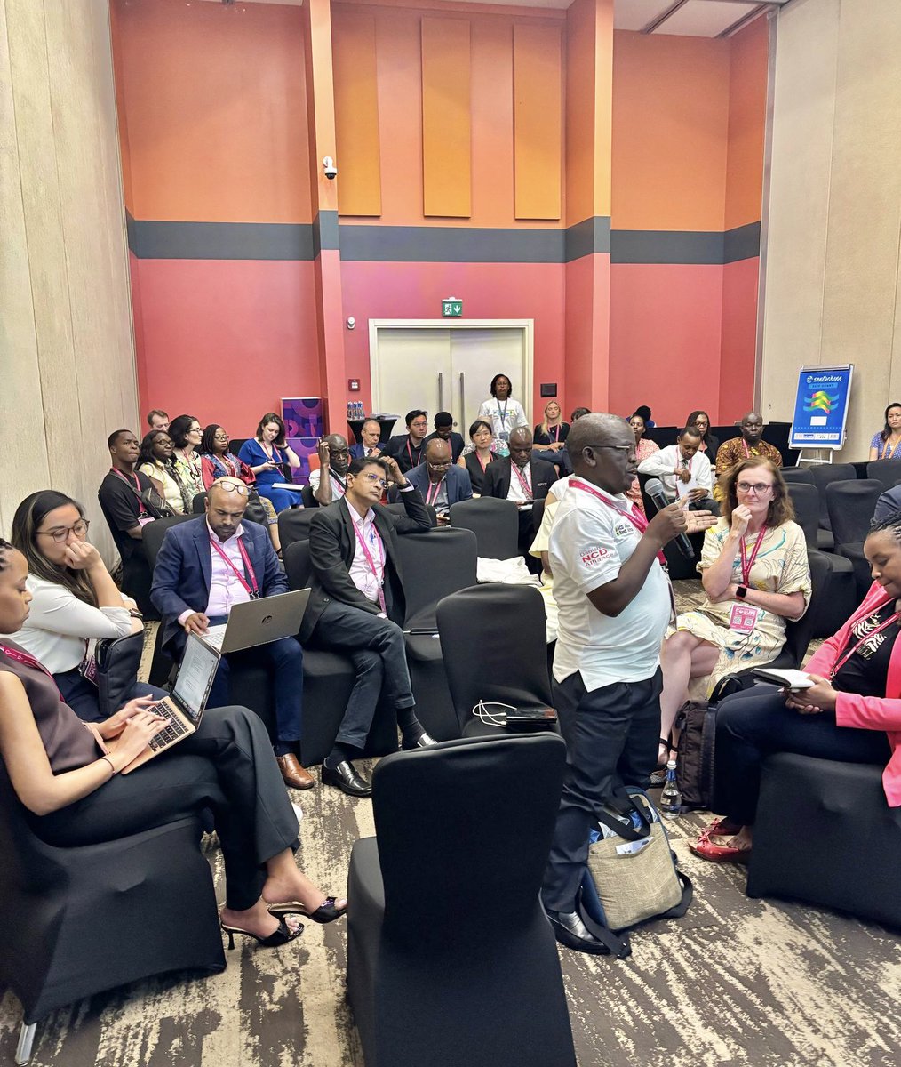 KulikovUNIATF's tweet photo. Great interactive session on the impact of @un_ncd investment cases on prevention and control of #NCDs non-communicable diseases.

Every country needs to develop and implement its own to ensure effective NCDs and broader health #governance, legislation and fiscal policies, as well as strong financial frameworks for early diagnosis and #treatment of chronic conditions and diseases. 

#NCDAF2025 #Rwanda #Kigali 

https://t.co/Wq7NJOXPw4