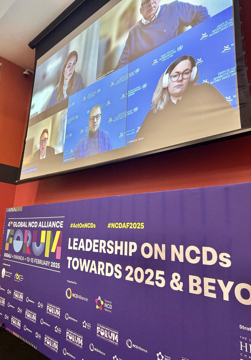 KulikovUNIATF's tweet photo. Great interactive session on the impact of @un_ncd investment cases on prevention and control of #NCDs non-communicable diseases.

Every country needs to develop and implement its own to ensure effective NCDs and broader health #governance, legislation and fiscal policies, as well as strong financial frameworks for early diagnosis and #treatment of chronic conditions and diseases. 

#NCDAF2025 #Rwanda #Kigali 

https://t.co/Wq7NJOXPw4