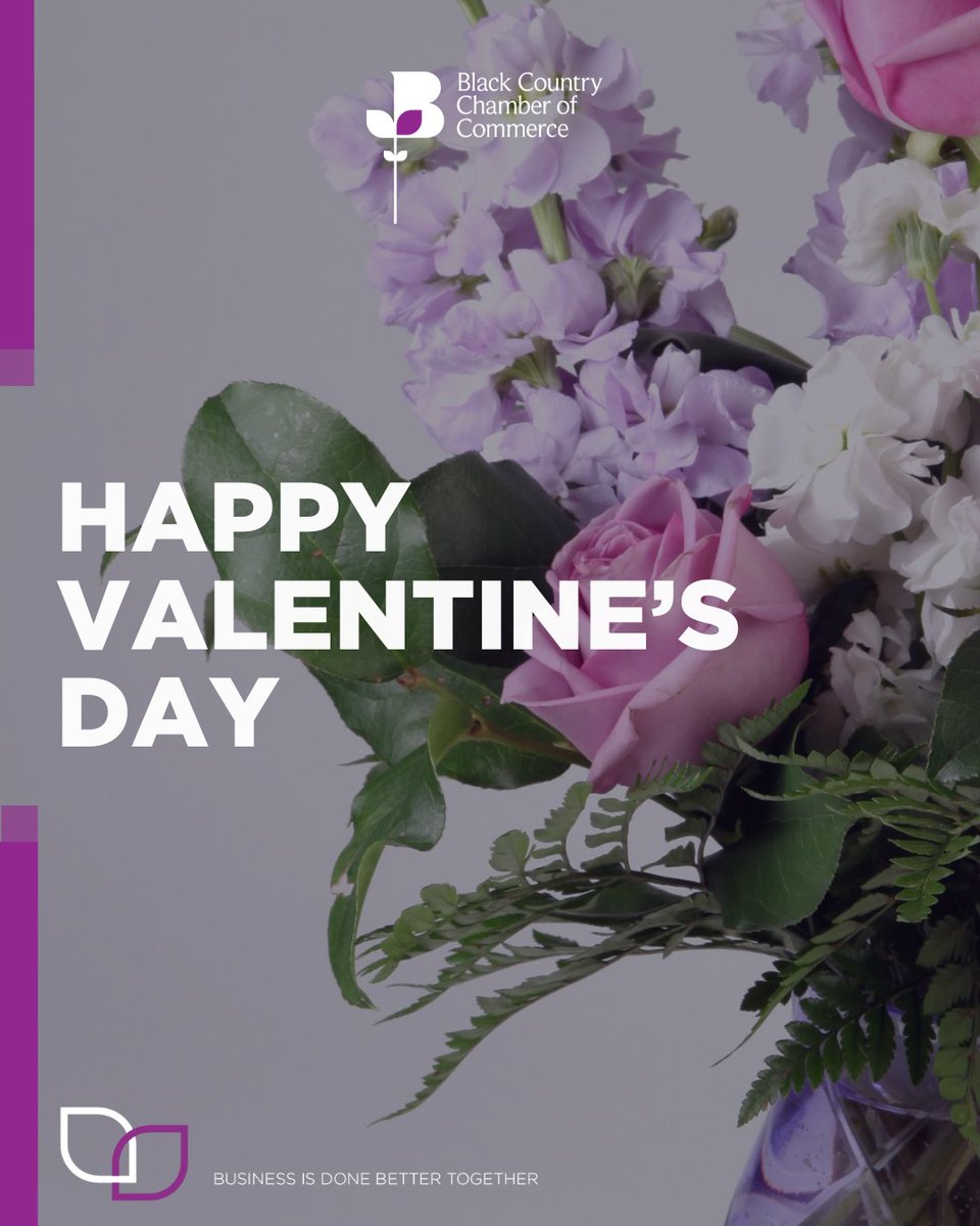 🥀 Roses are red, violet's are blue ... Have you met Black Country Chamber? If not, we'd love to hear from you! This Valentine's Day, we're sharing the love and treating businesses by showing them the many joys of membership 💜

Discover more ➡️ loom.ly/_CBzbhI