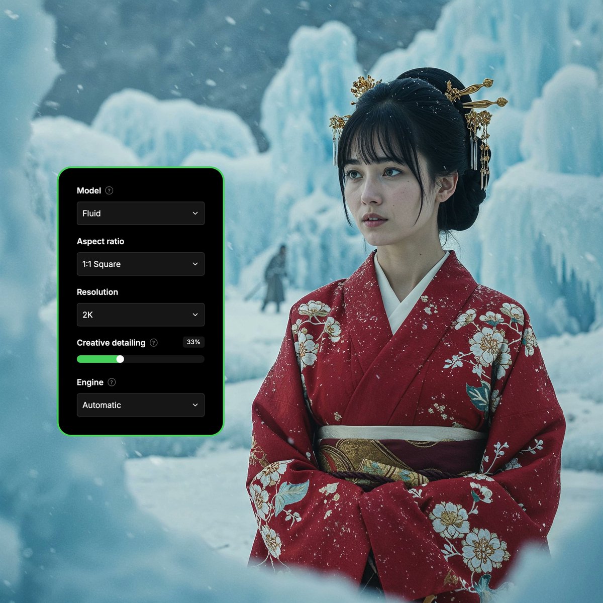 bressane's tweet image. 🚨 FOR THE LOVE OF GROK, USE THE CREATIVE DETAILING SLIDER!

@Magnific_AI just dropped FLUID, and it has to be one of the biggest upgrades in the AI world for a while. What a lot of people don&apos;t know yet is that Creative Detailing in Fluid is way more forgiving. 🧵