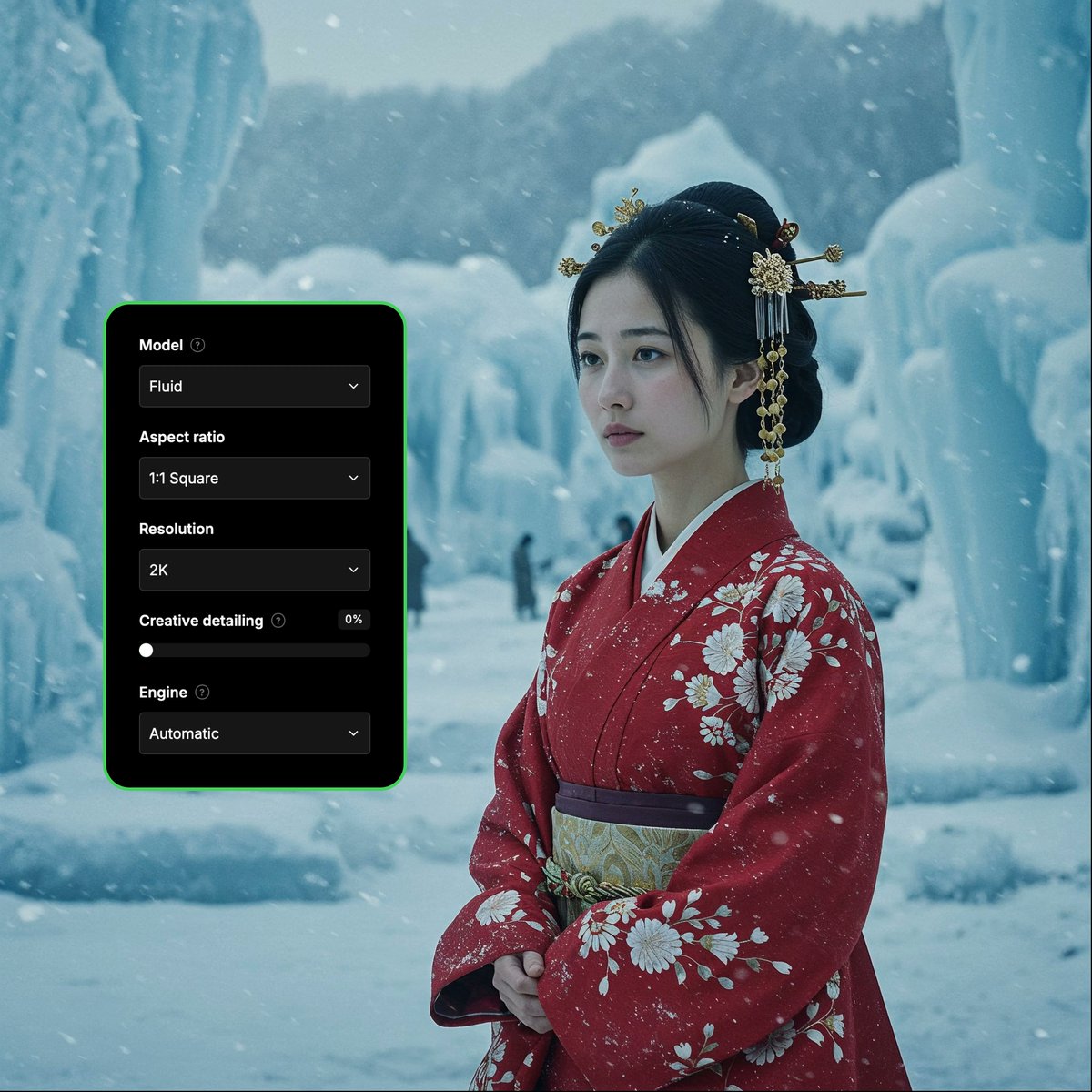 bressane's tweet image. 🚨 FOR THE LOVE OF GROK, USE THE CREATIVE DETAILING SLIDER!

@Magnific_AI just dropped FLUID, and it has to be one of the biggest upgrades in the AI world for a while. What a lot of people don&apos;t know yet is that Creative Detailing in Fluid is way more forgiving. 🧵