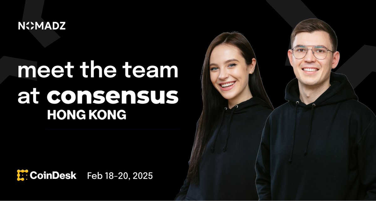 Nomadz has big plans for 2025, and we’re kicking off the year strong at <a href="/consensus_hk/">Consensus Hong Kong</a>!

We’ve teamed up with Solana Temple participants, and 20 nomadz are heading there together because building, networking, and growing is better as a crew.

See you in Hong Kong!