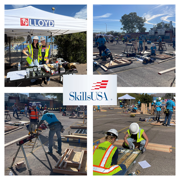 #FlashbackFriday to last week, when we were out at SkillsUSA 2025! We love supporting SkillsUSA in their mission to encourage students to learn a skilled trade and consider a career in construction! Lloyd's specialty for this event is Skilled Carpentry, a much needed trade!