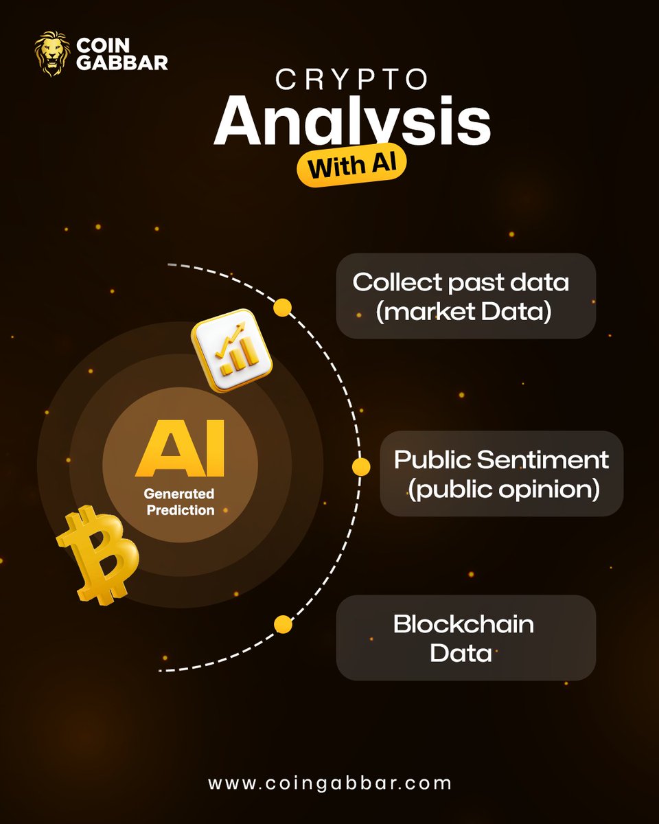 Crypto analysis powered by AI! 📊💡 Collecting data, analyzing sentiment,  and leveraging blockchain insights for smarter predictions! 🤖🚀 Visit:-  https://t.co/8b0e5gkJOI #CryptoAnalysis #AIPrediction #BlockchainData  #MarketTrends #AIinCrypto ...