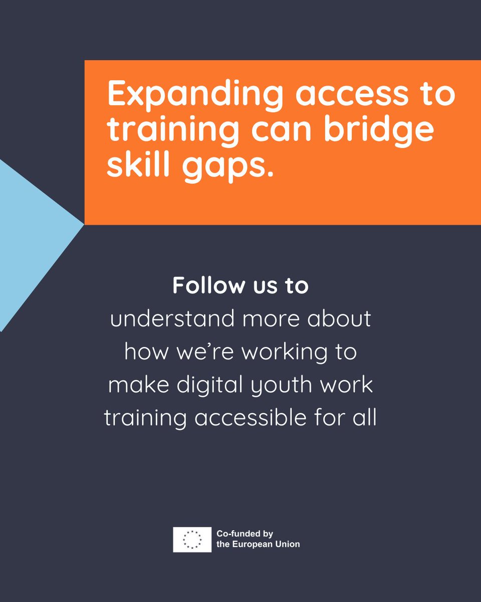 #AI &amp; #Digital Literacy
Digital tools shape youth work, making AI &amp; digital literacy essential.
#Youthworkers want to learn, but training access is limited—expanding resources is crucial!
We’re working towards #accessible digital training for all. 
Co-funded by the EU.