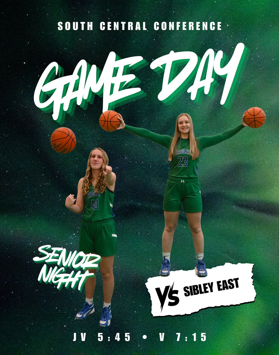 🏀 vs Sibley East
📍 Mapleton, MN
⏰ JV 5:45, V 7:15
🖥️ NFHS Network