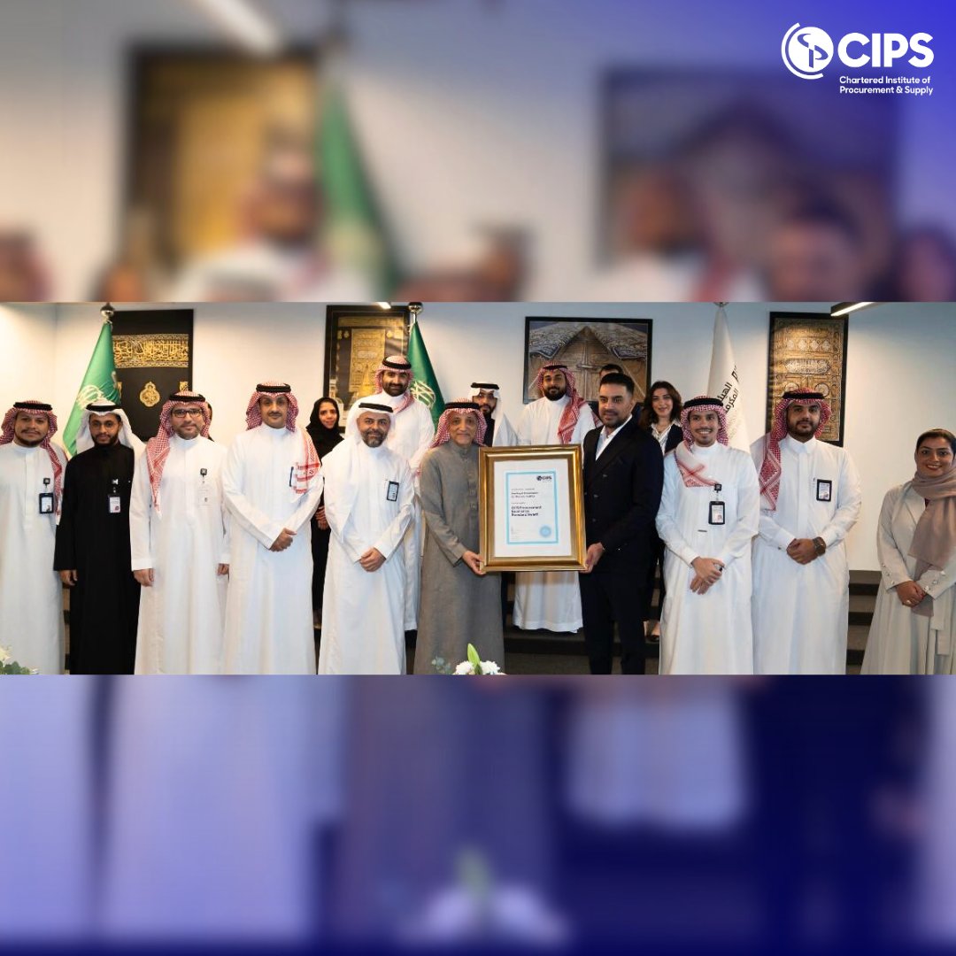 CIPSMENA's tweet image. Congratulations to the Royal Commission for Makkah on Achieving the CIPS Procurement Excellence Standard Award!
Well done to the team for setting a benchmark in procurement excellence!
Want to elevate your organisation’s procurement standards? Contact: mena.enquiries@cips.org