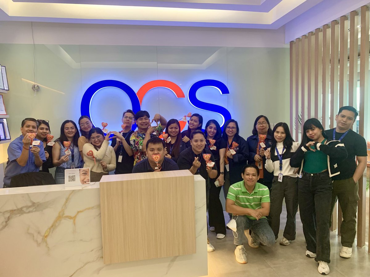 LeggeRob's tweet image. Well done OCS Philippines for sharing a small token of gratitude with our amazing team members to celebrate not just Valentine’s Day, but the dedication, teamwork, and passion they bring every day.  Happy Valentine’s Day! ❤️

#WeAreOCS #valentinesday #TRUEValues