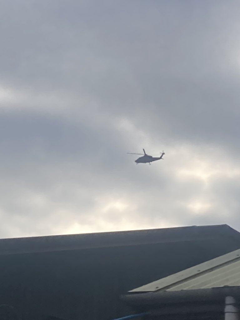 rob__denn's tweet photo. Well it wouldn’t be a Friday unless you have two helicopters landing on your two wettest pitches 🤦‍♂️😆 🚁 https://t.co/txY7XW9X4O