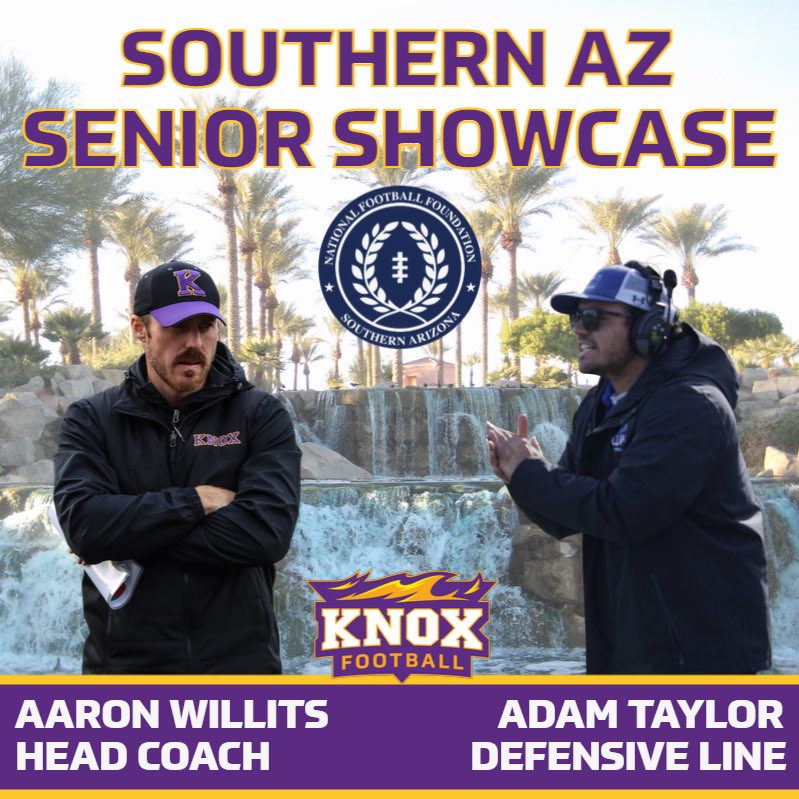 FBCoachATaylor's tweet photo. Just landed. Excited to meet some future Prairie Fire this weekend at the @NFFsoArizona Senior Showcase! #Fuelthefire 🟣🟡🏈 https://t.co/1ybNUJ2oj9