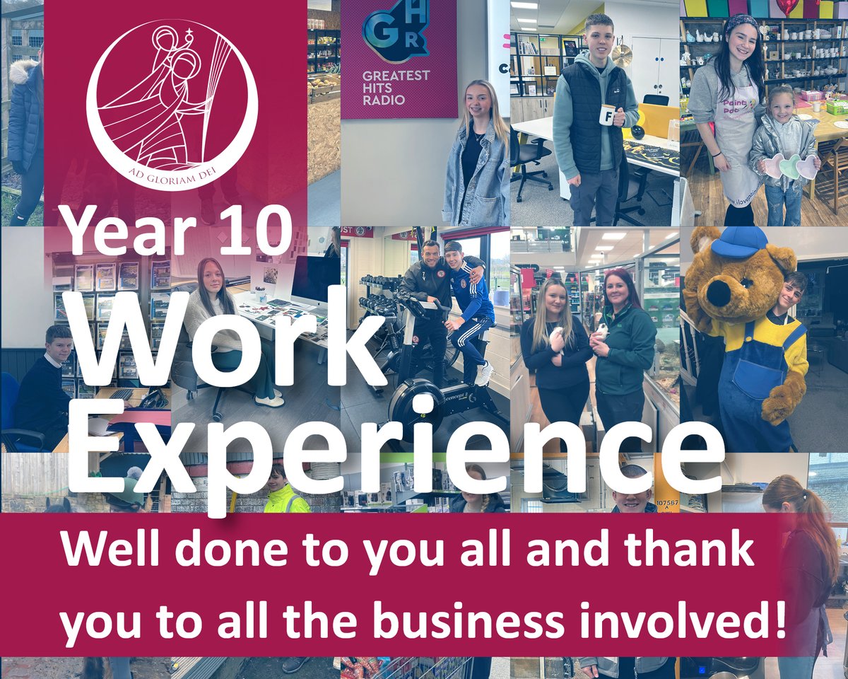 We'd just like to say one last time well done Year 10 on completing your #workexperience &amp; thank you to all the businesses that gave up their time to provide these fantastic and important opportunities to our pupils. We really appreciate all the support you have given them!

[1]
