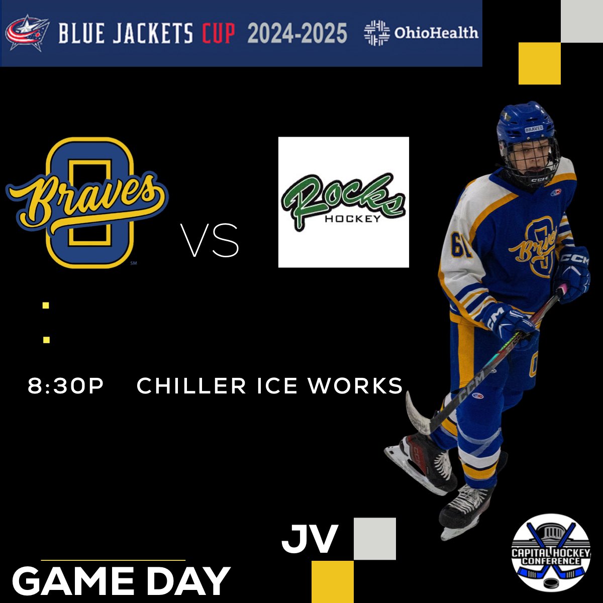 CBJ Cup game 1 for JV tonight!