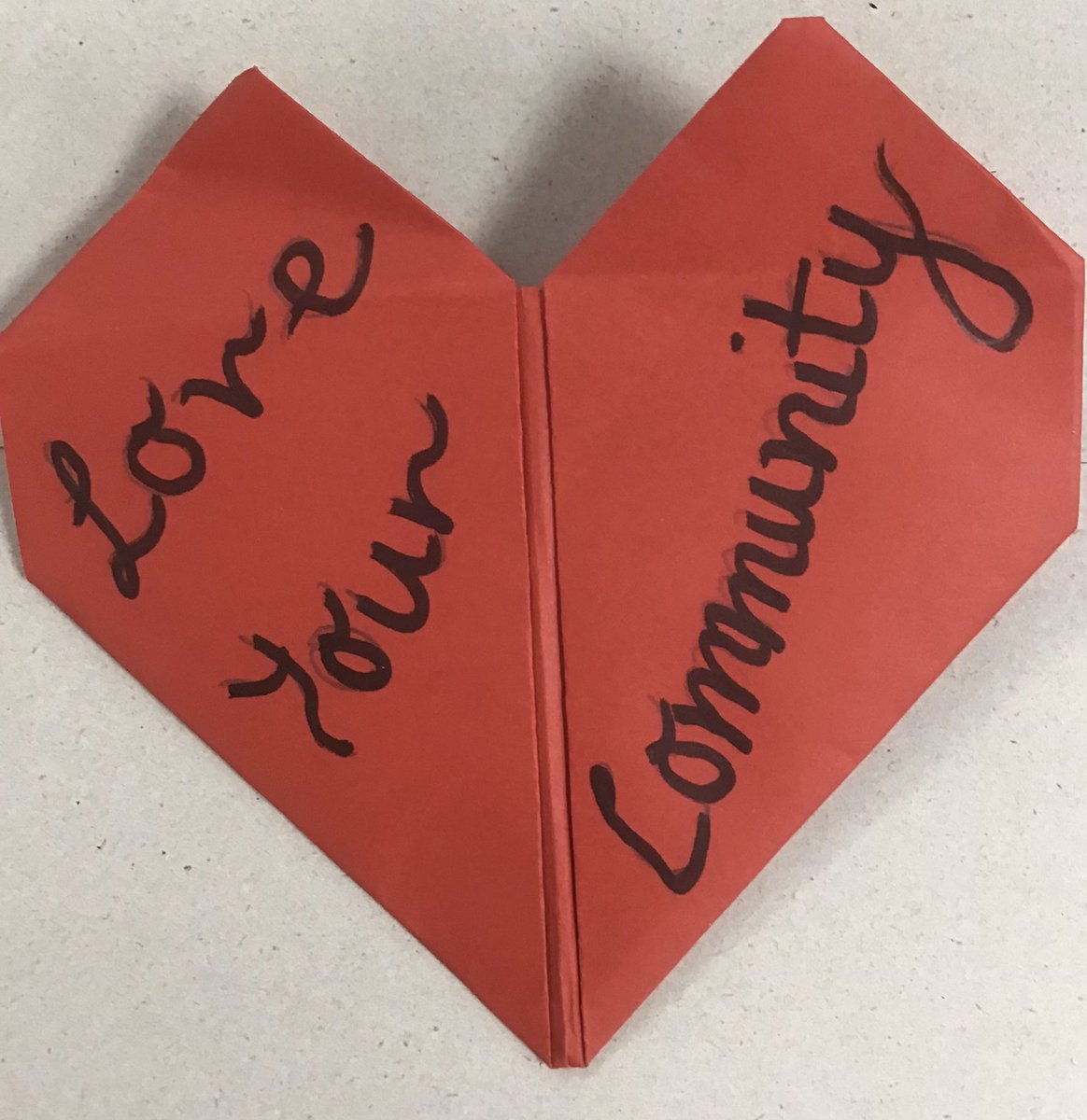 class6Aspull's tweet image. We’ve enjoyed a variety of activities this morning as part of ‘Love Our Community Day’, including making origami hearts. #loveourcommunityday