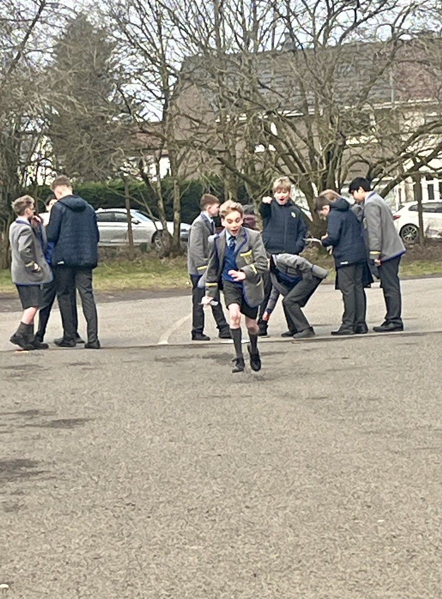 FernhillMaths's tweet image. Making the most of the beautiful crisp morning with S1 and S2 maths classes enjoying some problem solving relay races.

(Thanks to @aap03102 for resources)

#ForeverThrive