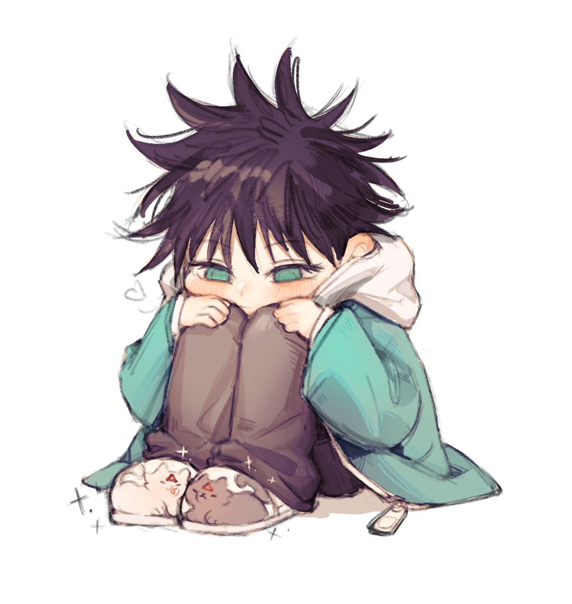 球：子犬のスリッパ🤗