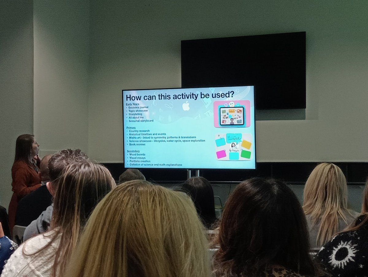 Standing room only at our <a href="/AppleEDU/">Apple Education</a> Everyone Can Create session developing skills in using Clips &amp; Freeform! #ConnectedUp2 <a href="/DL_for_All/">Digital Learning for ALL</a> <a href="/GlasgowRTC/">GlasgowRTC</a> <a href="/Schools_Digital/">Digital Schools</a> <a href="/DigiLearnScot/">Digital Learning and Teaching</a>