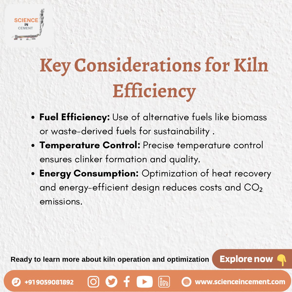 ScienceC79853's tweet photo. #CementKiln – The Heart of Cement Production!

The kiln is a vital component in cement manufacturing process, where raw materials are transformed into clinker through intense heat. 

#RotaryKiln #KilnOptimization #ClinkerProduction #SustainableCement #ScienceInCement https://t.co/q9NGX8uU7j