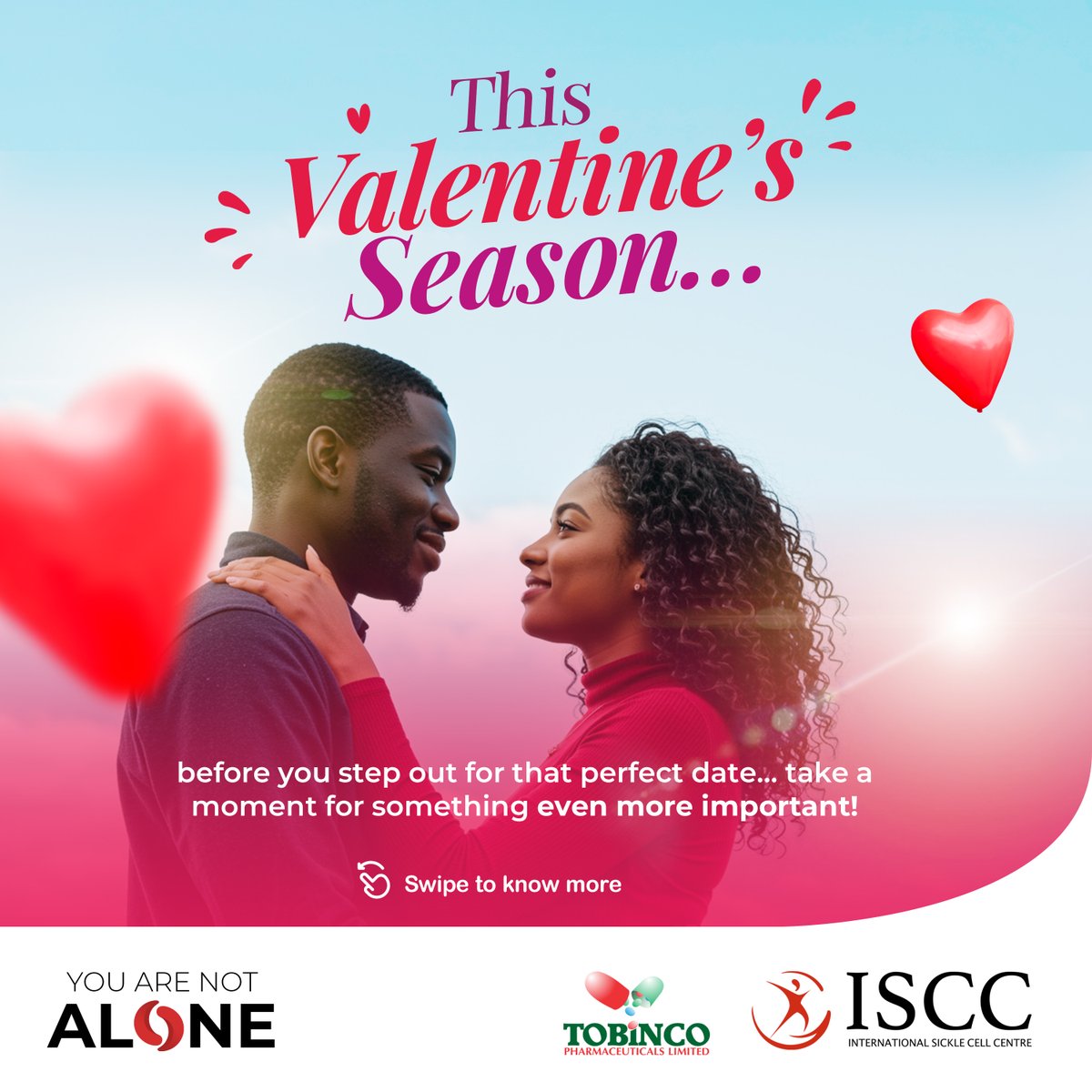 isccghana's tweet photo. 1.
This Valentine’s season, show some love to your partner by testing for your sickle cell status together! ❤️

In many parts of *Ghana* and *sub-Saharan Africa*, the *Hb electrophoresis* test is commonly used to determine sickle cell status.... https://t.co/1s4hi8rSFq