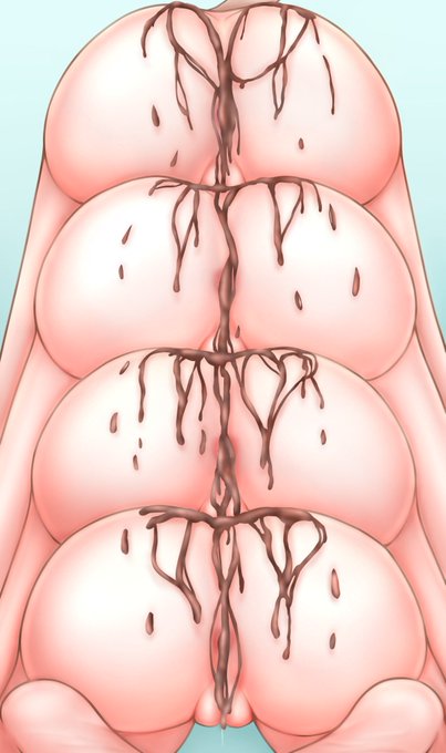 尻タワーって…いいですよね?

筆が遅れて14日になったのでチョコかけてみました
↓に差分少しあります(これでも2/280枚です)
全差分は鍵垢にありますので興味あれば是非～ 