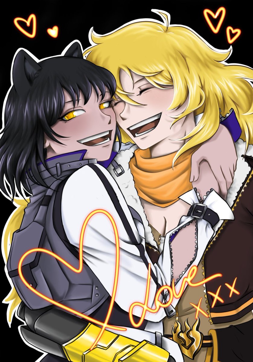Dae_stuff's tweet photo. Happy Valentine's Day 💛🖤
#bumbleby #RWBY https://t.co/xxfNgoU9Ph