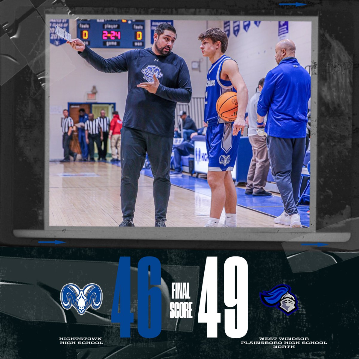 FINAL from West Windsor Plainsboro High School North.

#HightstownHoops