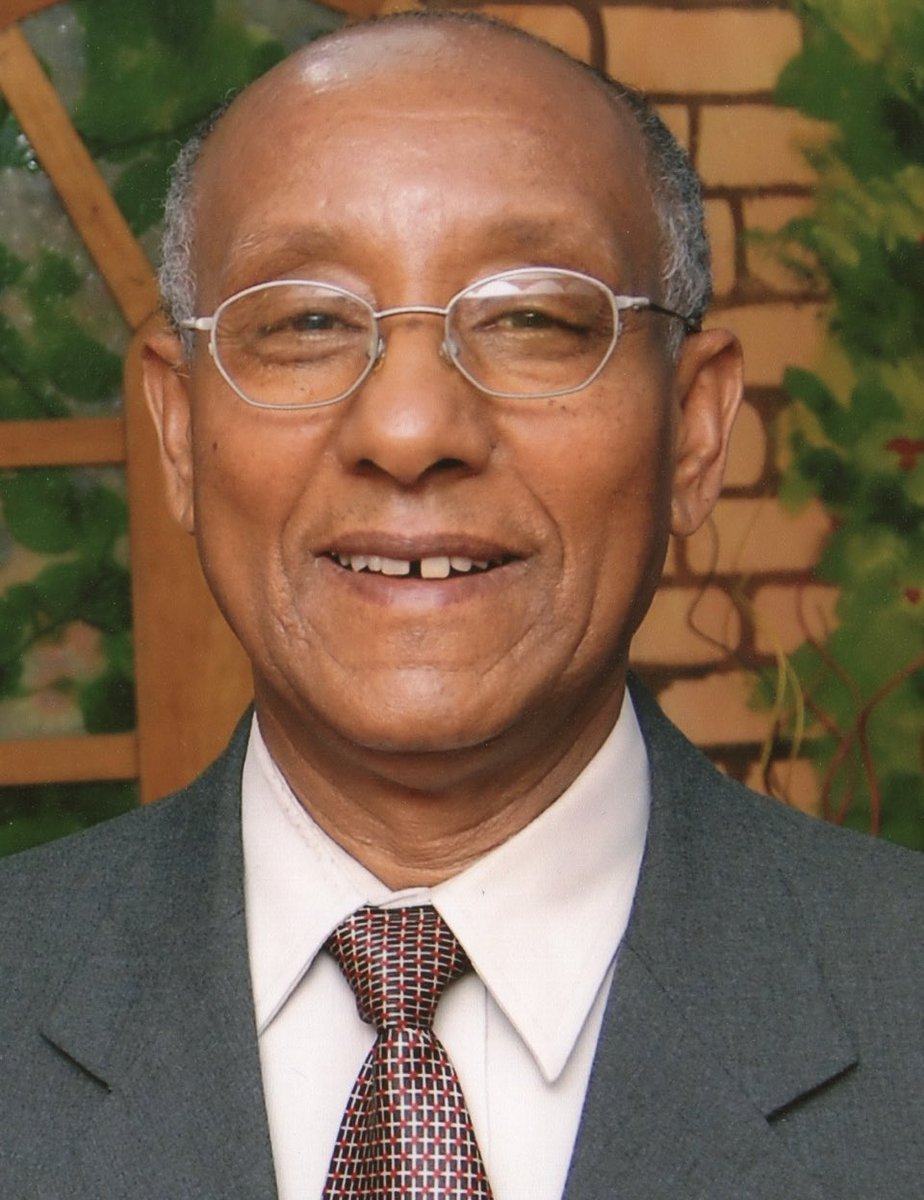 Tseday's tweet image. For those interested in my paternal haplogroup J1, this is my dear loving father. He passed away in Oct 2023. He was the first radiologist of Ethiopia. He was a hard working physician and served his country for +50 years. I am his only daughter. His name is Colonel Dr Mekbib.
