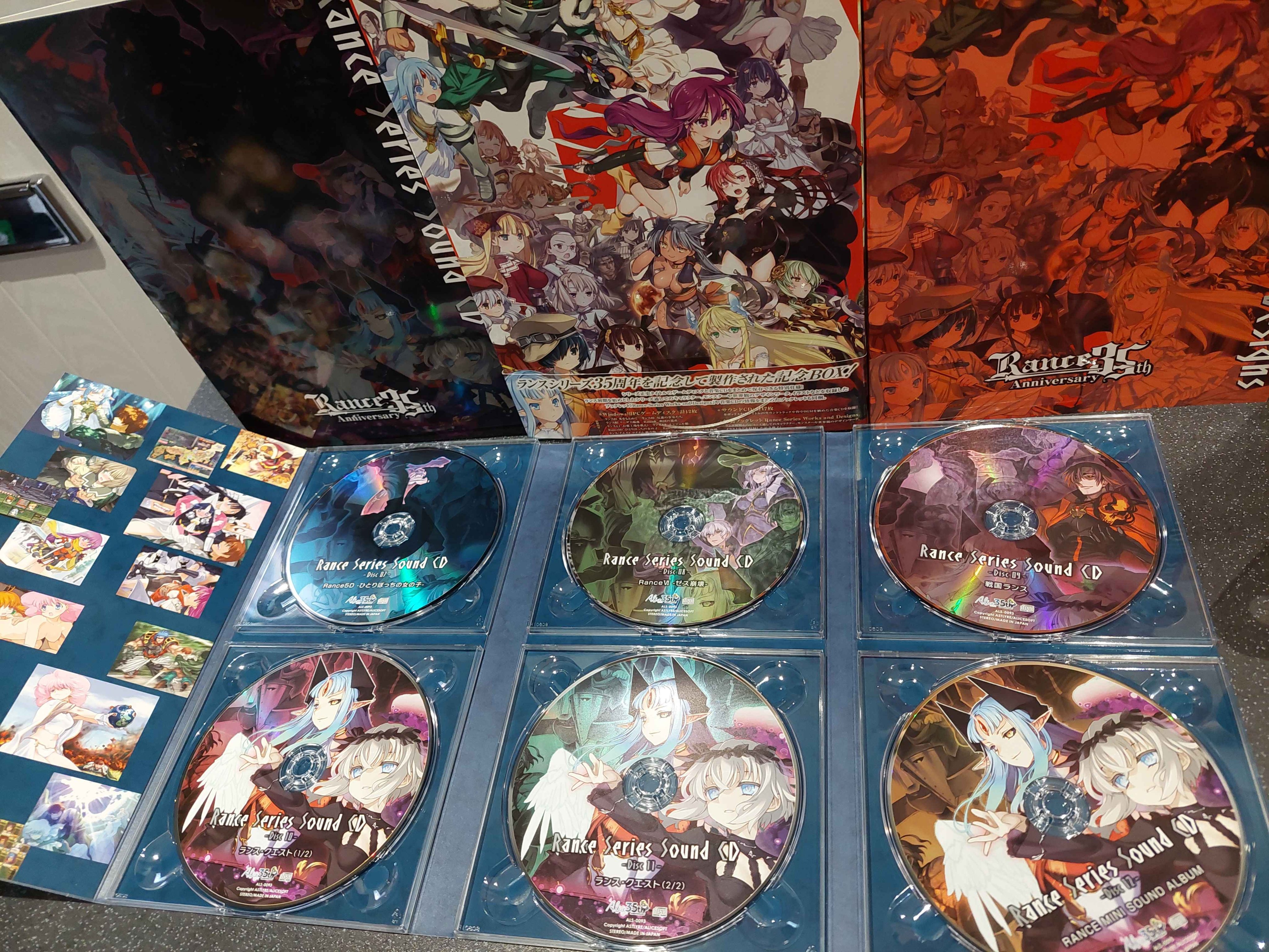 Rance 35Th anniversary boxset arrived! : r/visualnovels