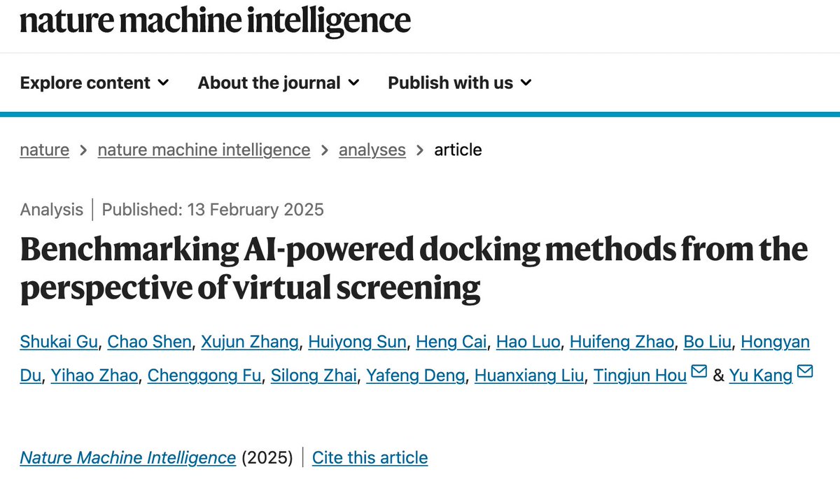 Machine learning-based benchmarking of AI-powered docking for virtual screening

Efficiently predicting how a small molecule will bind to a protein—a technique known as molecular docking—is critical for speeding up early stages of drug discovery. However, conventional