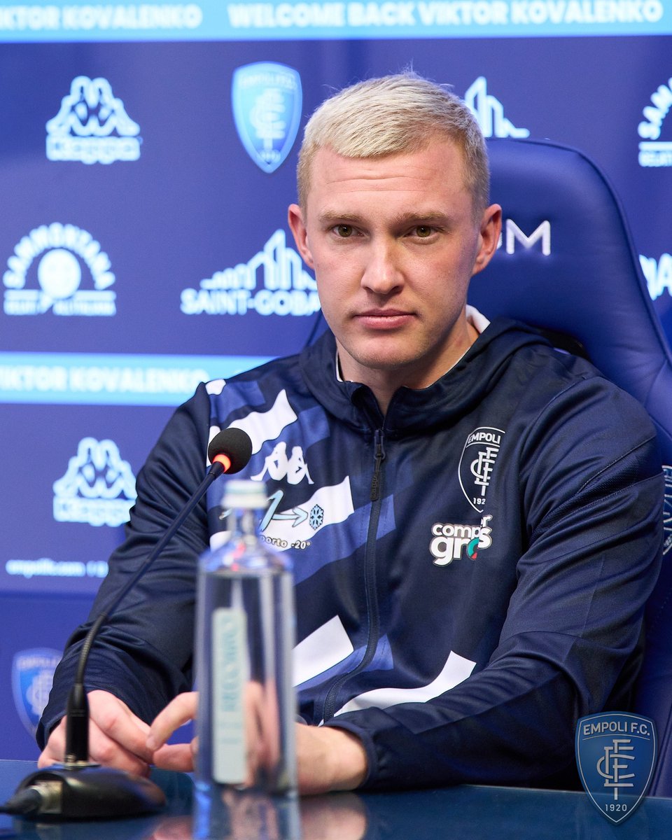 EmpoliFC's tweet image. 📸🎙️ #PressConference #ViktorKovalenko