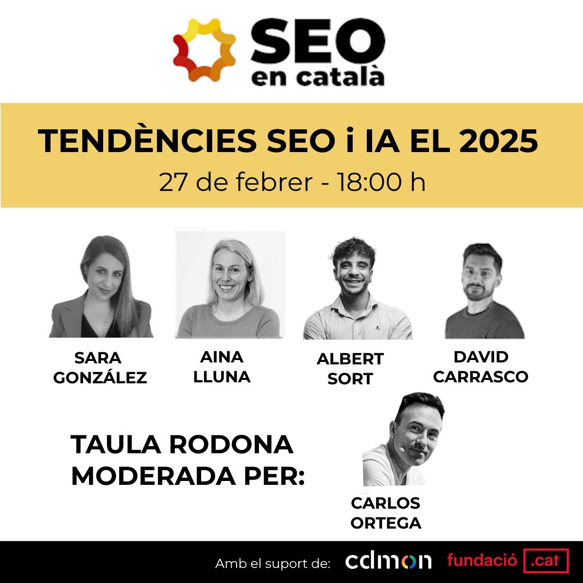 Dídac Anton (@seo_torch) on Twitter photo 📅 El 27 de febrer tens una cita amb <a href="/SEOencatala/">Associació de SEO en català</a>!!
Des de l'associació hem organitzat un webinar gratuït per parlar del SEO en català i les tendències de la IA el 2025.
Apunta-t'hi aquí ja.cat/webinar-estat-… 📅 El 27 de febrer tens una cita amb <a href="/SEOencatala/">Associació de SEO en català</a>!!
Des de l'associació hem organitzat un webinar gratuït per parlar del SEO en català i les tendències de la IA el 2025.
Apunta-t'hi aquí ja.cat/webinar-estat-…