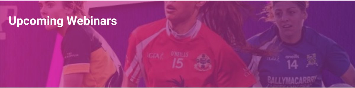 Next week's LGFA webinars and registration links! 💻

Monday February 17 - 8.30pm
The Role of the Club Coaching Officer
Aimed at: Club Coaching Officers
lgfa-ie.zoom.us/webinar/regist…

Tuesday February 18 - 8pm
Injury Prevention for referees
Aimed at: Referees &amp; Match Officials of all