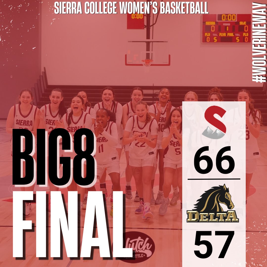 SierraWBB (@sierrawbb) on Twitter photo Sierra takes down the #8 team in the State in Delta College and moves to 21-4 (11-3 in BIG8). Two games left of the <a href="/Big8WBB/">Big 8 Conference Women’s Basketball</a> regular season.
Sierra 66 🆚️ Delta 57
#WolverineWay 🐾 #SierraVSEverybody #TraditionNeverGraduates #WolverineMentality Sierra takes down the #8 team in the State in Delta College and moves to 21-4 (11-3 in BIG8). Two games left of the <a href="/Big8WBB/">Big 8 Conference Women’s Basketball</a> regular season.
Sierra 66 🆚️ Delta 57
#WolverineWay 🐾 #SierraVSEverybody #TraditionNeverGraduates #WolverineMentality