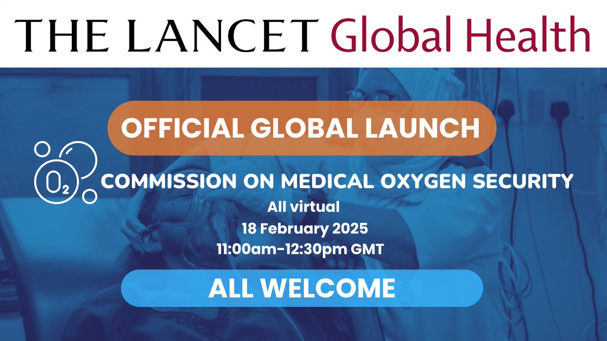 Just four days away...

Register **NOW** and be the first to hear the <a href="/LancetGH/">The Lancet Global Health</a> #Oxygen Commission unveil its report 👉

us02web.zoom.us/meeting/regist…

With <a href="/MCRI_for_kids/">Murdoch Children's Research Institute (MCRI)</a> <a href="/Makerere/">Makerere University</a> <a href="/icddr_b/">icddr,b</a>
<a href="/karolinskainst/">Karolinska Institutet</a> &amp; more  

#InvestinOxygen #GlobalOxygenAlliance #ChildSurvivalAction