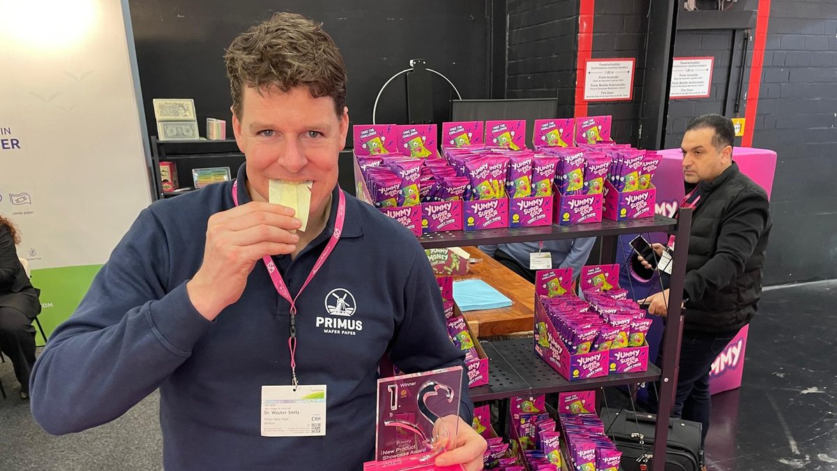 Succes voor prijswinnend zuur snoeppapier, eerste orders al binnen - bit.ly/4aYADrk