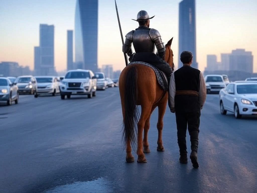 gob_py's tweet image. Sobre la opulencia...

Y la dicha...

Lean al Quijote.