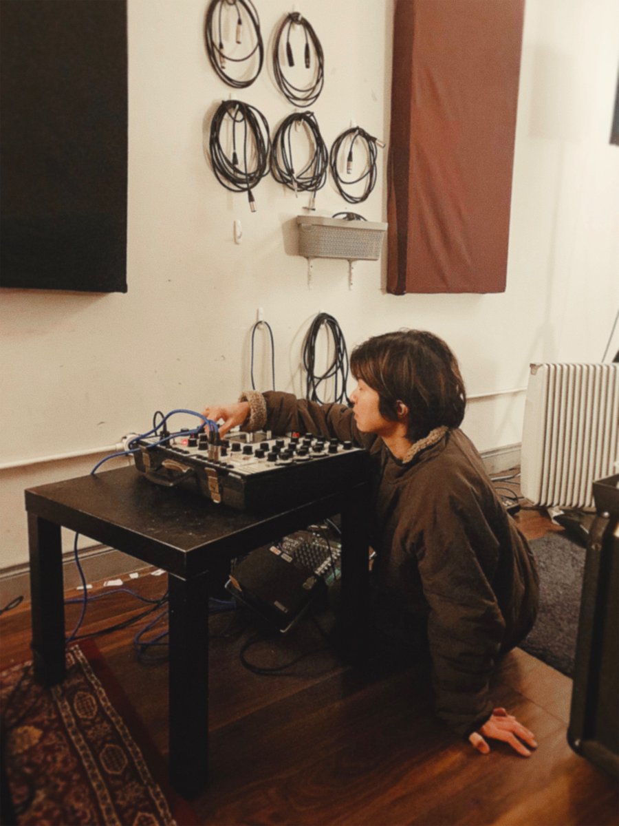 Ryoko Akama prepping for tonight’s duo with Clara de Asis <a href="/projectarts/">Project Arts Centre</a> as part of Reception weekend. Concert at 7.30, tickets from receptiondublin.com