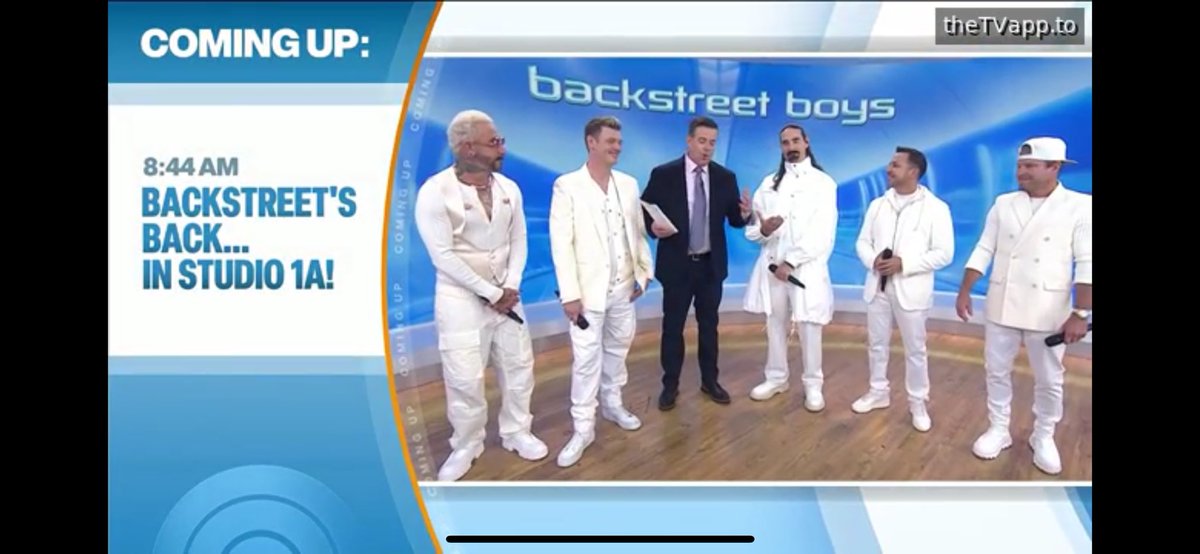 beamberr2's tweet photo. Carson Daly being the one to catch the Millenium 2.0 announcement IN NEW YORK CITY is THE BEST THING EVER!!!
It’s true De Ja Vu!
#TRL #MiddleAgedHeart #DeJaVu #BackstreetBoys #CarsonDaly #90sBaby #MilleniumEra #CarsonDaly
@backstreetboys @TODAYshow https://t.co/Lvgk8bcyha