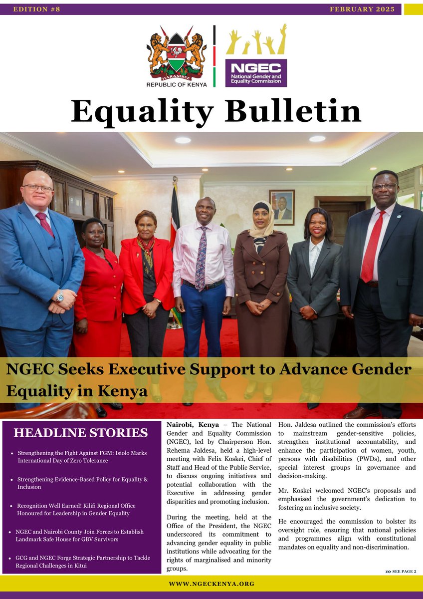 The National Gender and Equality Commission (NGEC) tweet media