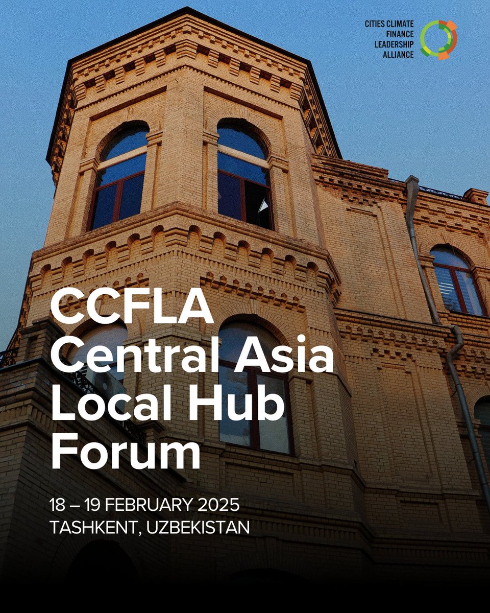 Mayors4Climate's tweet photo. 🔜Only a few days left till the @CityClimFin Central Asia Local Hub Forum!

We're proud co-organizers, leading sessions on accelerating #buildings decarbonization &amp; more.

Don’t miss this chance to connect with #city leaders &amp; climate #finance experts.

👉https://t.co/UkY6Y0nRQF https://t.co/SwIO95Vk8p