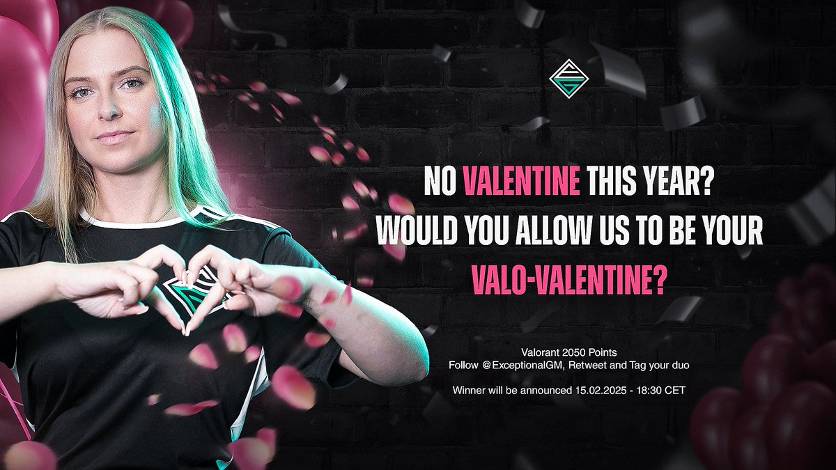 Exceptional Gaming (@exceptionalgm) on Twitter photo 🎮💘 Happy Valentine's Day, gamer hearts! 💘🎮
Today we celebrate not only love, but also the passion that unites us all: gaming! Whether it's grinding together, epic clutch moments or mutual support - love takes many forms in eSports. 🎮💘 Happy Valentine's Day, gamer hearts! 💘🎮
Today we celebrate not only love, but also the passion that unites us all: gaming! Whether it's grinding together, epic clutch moments or mutual support - love takes many forms in eSports.