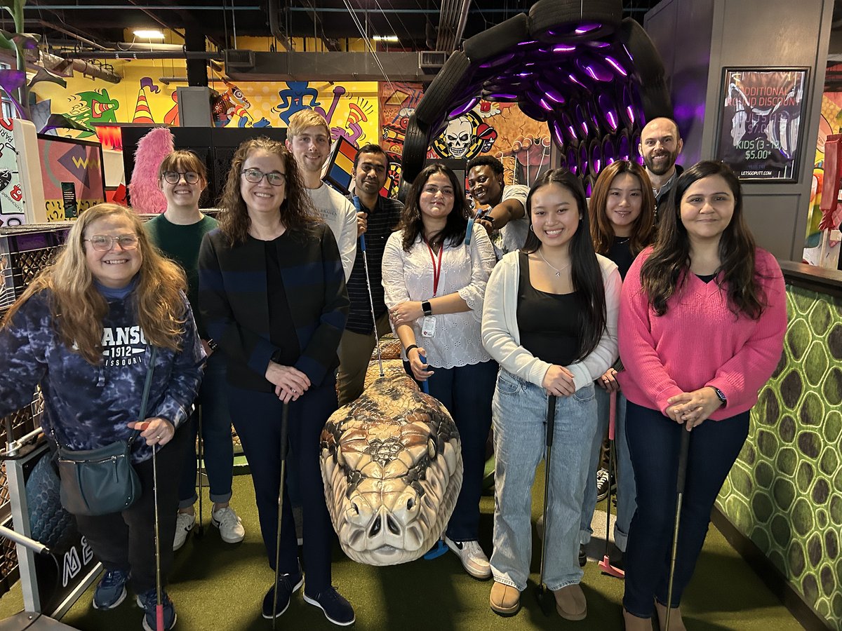 Tammy Kielian (@kielianlab) on Twitter photo Congrats to Zach Van Roy <a href="/ZachVanRoy/">Zach Van Roy</a> on his outstanding PhD defense yesterday! The lab celebrated with a competitive game of mini-golf! 😉<a href="/UNMC_PathMicro/">UNMC Pathology, Microbiology & Immunology</a> <a href="/UNMC_mdphd/">UNMC MD-PhD Scholars Program</a> Congrats to Zach Van Roy <a href="/ZachVanRoy/">Zach Van Roy</a> on his outstanding PhD defense yesterday! The lab celebrated with a competitive game of mini-golf! 😉<a href="/UNMC_PathMicro/">UNMC Pathology, Microbiology & Immunology</a> <a href="/UNMC_mdphd/">UNMC MD-PhD Scholars Program</a>