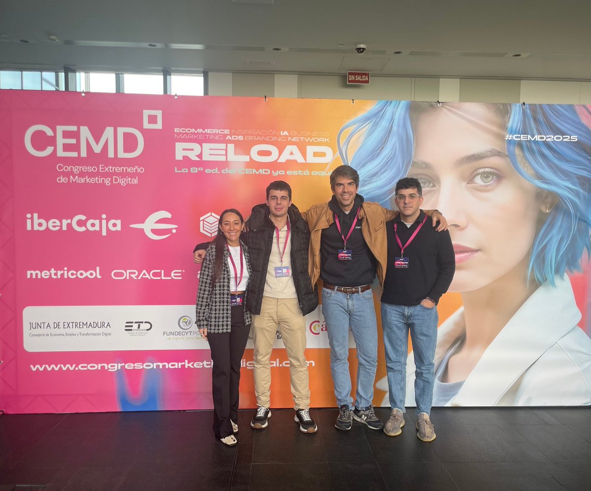 Time to get stuck in!

Today, we are in Badajoz for <a href="/CEMKTD/">Congreso Extremeño de Marketing Digital⚡️CEMD2024</a>, a digital marketing event.

As a #digitalmarketing team, we know there's no substitute for widening knowledge and connecting with the industry

Looking forward to getting the latest trends and bringing back some ideas🧞‍♀️
