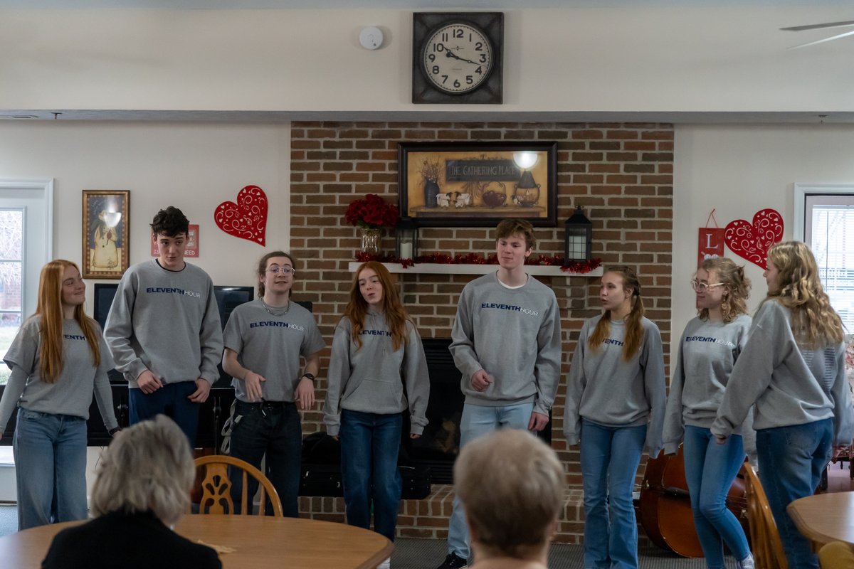 Musicians from Fairmont visited residents at Birchwood Place Retirement Home and Indian Riffle Elementary on our 2025 department tour. Residents and students heard performances from Eleventh Hour, Symphony Orchestra, and Jazz Ensemble I.