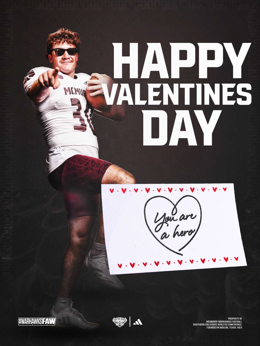 Happy Valentine's Day!!!

Will you be mine?

#WarHawksFAW